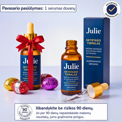 Julie Cosmétique™ senėjimą stabdantis serumas