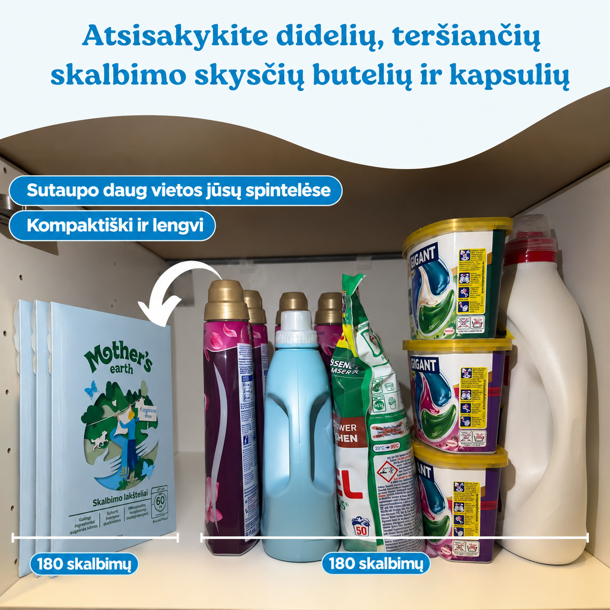 Ekologiškos skalbimo lakštelės