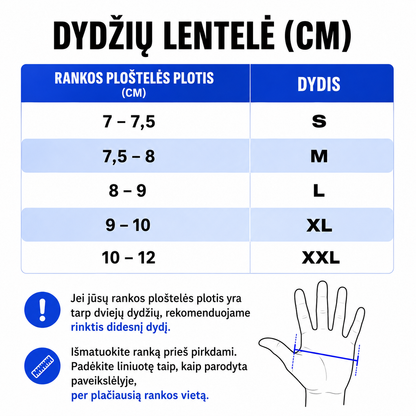 Premium termo dviratininko pirštinės 2.0